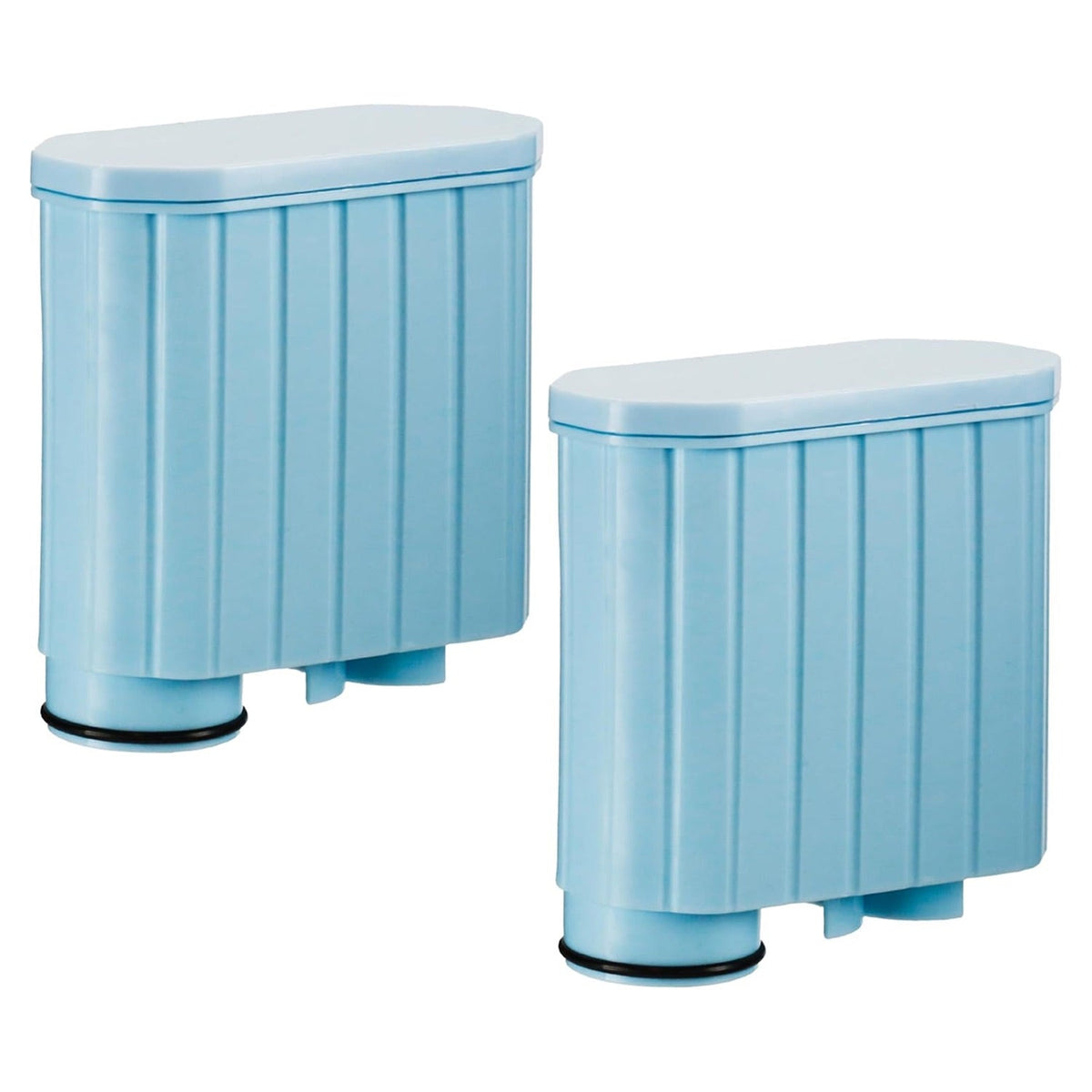 Two blue activated carbon water filters compatible with Philips Saeco AquaClean CA6903 coffee machines.
