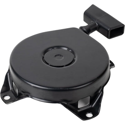 Black 590420A recoil starter assembly with pull handle for small engines.