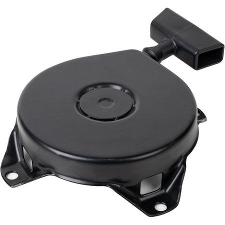 Black 590420A recoil starter assembly with pull handle for small engines.