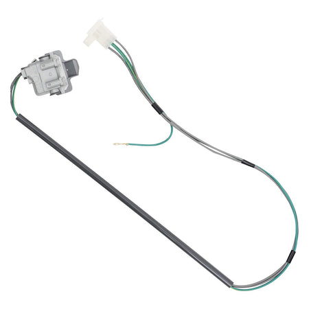 Replacement washer lid switch with wiring harness for Whirlpool and Kenmore Thin Twin washing machines.