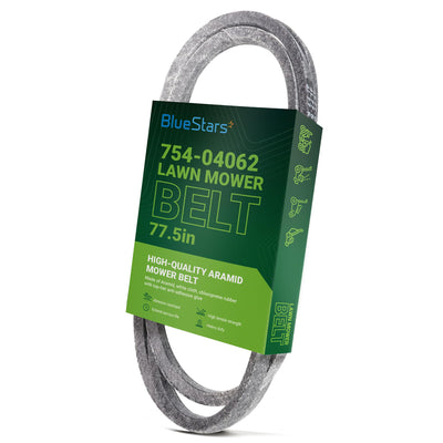 754-04062 954-04062 replacement deck belt for lawn mowers in BlueStars branded packaging.