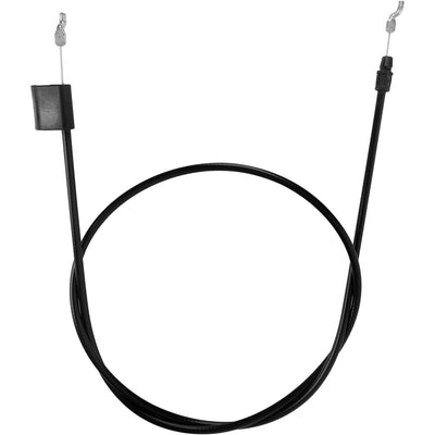 Black engine control cable for Craftsman, Murray, and Troy-Bilt self-propelled lawn mowers.