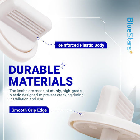 WE01X10160 Timer Knob close-up showing reinforced plastic body and smooth grip edge