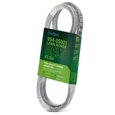 954-05001 replacement deck belt for Cub Cadet and Craftsman lawn mowers in BlueStars branded packaging.