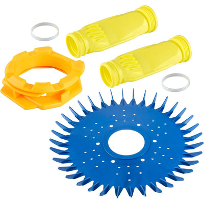Replacement finned disc, foot pad, and hose weights kit for Zodiac Baracuda G2, G3, G4, and Ranger 1500 pool cleaners.