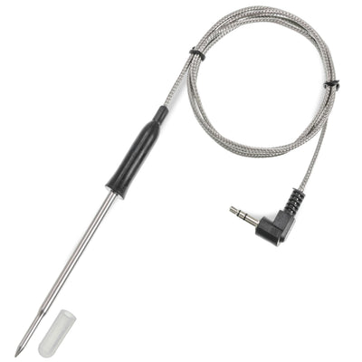 Replacement meat thermometer probe with braided cable for Ninja Foodi Smart XL indoor grills.