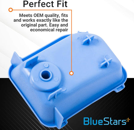 Blue light blue detergent box assembly for LG and Kenmore washers with Perfect Fit OEM quality label.