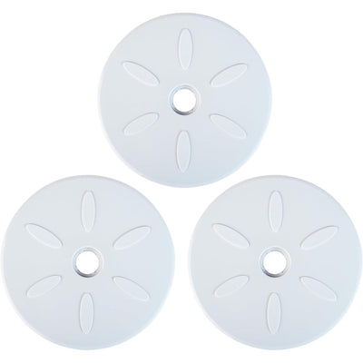 Set of three C6 large replacement wheels for Polaris 180, 280, and Vac-Sweep pool cleaners.