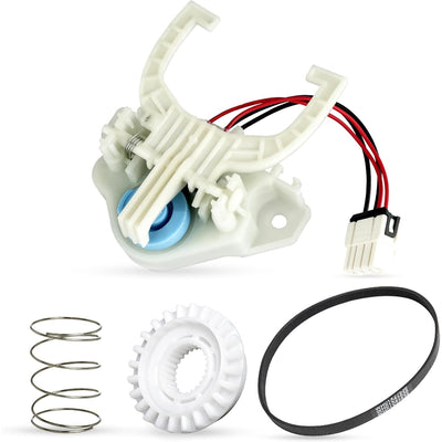GE washing machine repair kit including shift actuator, clutch, drive belt, and spring for Hotpoint clothes washers.