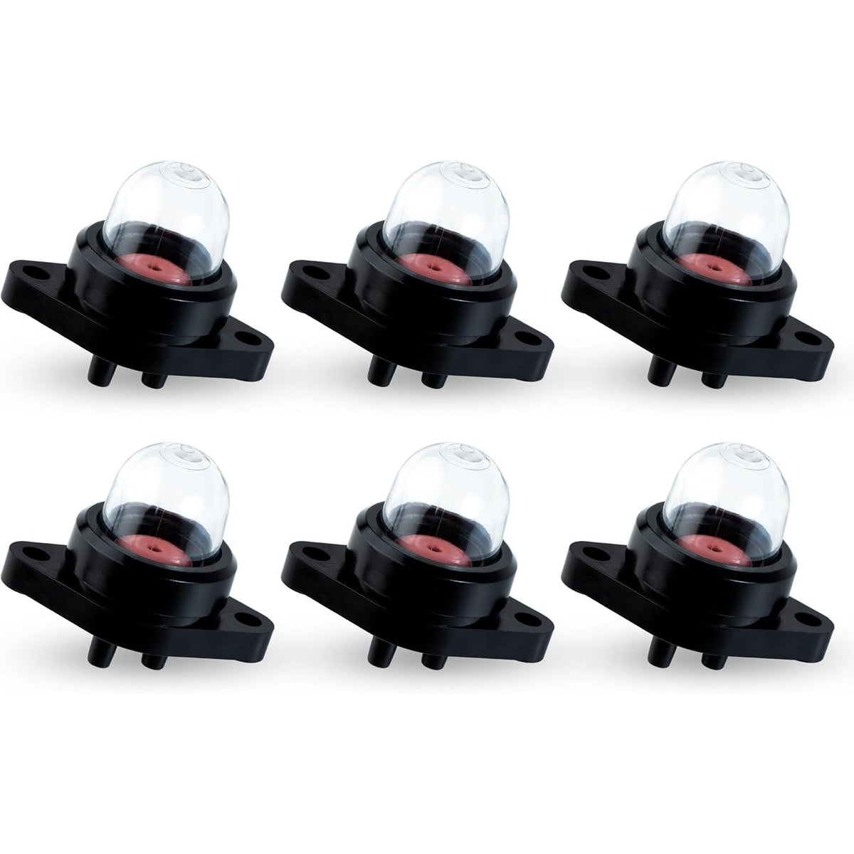 Pack of 6 chainsaw primer bulb pumps for Poulan and Craftsman chainsaws.