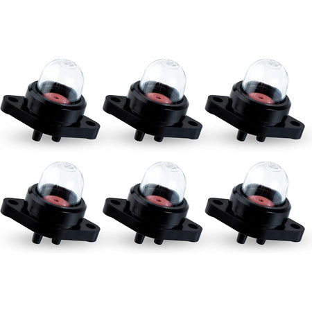 Pack of 6 chainsaw primer bulb pumps for Poulan and Craftsman chainsaws.