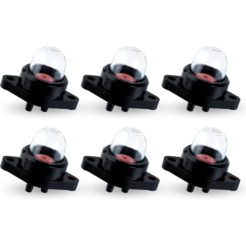 Pack of 6 chainsaw primer bulb pumps for Poulan and Craftsman chainsaws.
