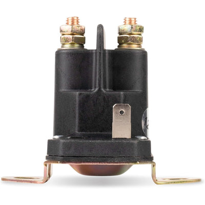 12V 3-terminal starter solenoid for Husqvarna, John Deere, and MTD riding mowers.