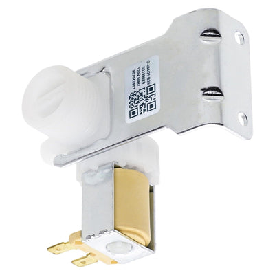 807047901 dishwasher water inlet valve with mounting bracket and solenoid for Frigidaire and Kenmore dishwashers.