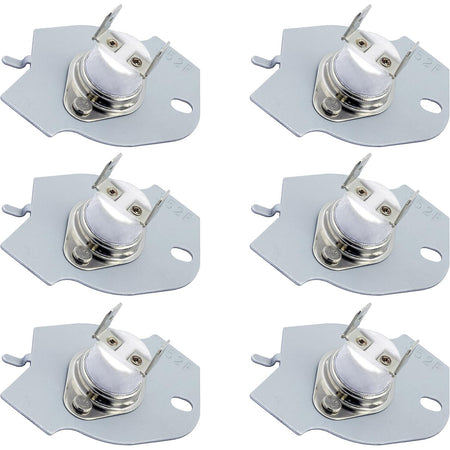 3977394 Dryer Thermal Fuse, six identical fuses shown in a 2-by-3 layout
