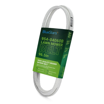 954-04060B deck drive belt for 42-inch lawn mowers in branded BlueStars packaging.