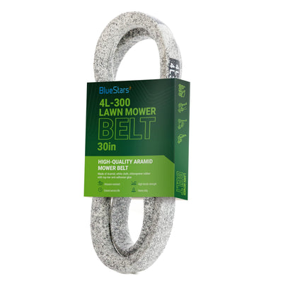 4L-300 drive belt for McLane edgers in branded retail packaging.