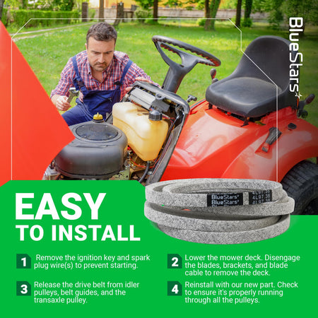 194346 ground drive belt installation guide for Husqvarna and AYP lawn mower tractors.