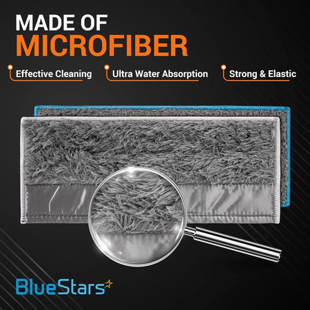 Close-up of microfiber mopping pad for iRobot Braava Jet M6 showing texture and water absorption features.