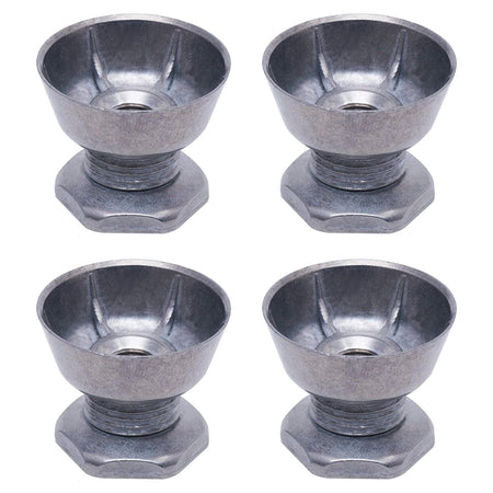 Set of four 8066184 dryer motor pulleys for Whirlpool, Kenmore, and Maytag dryers.