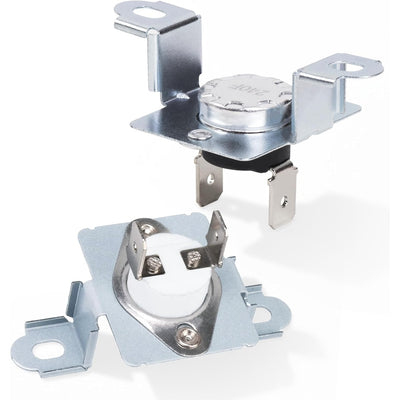 6931EL3003D & 6931EL3001B Dryer Thermostat Kit, showing two thermostat components on a white background