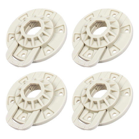 Set of four W10528947 washer basket driven hubs for Maytag, Whirlpool, and Kenmore washing machines.