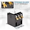 3 pole 40 amp definite purpose contactor with silver alloy contact points for AC and heat pump systems.
