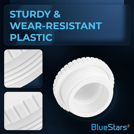 Durable plastic SP1419C pool spa directional flow hydrostream return fitting showing close-up texture details.