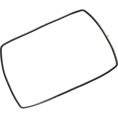 Black rubber W10535778 range oven door seal gasket for Whirlpool, Maytag, Amana, and Ikea stoves.