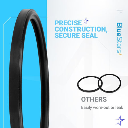 SPX0540Z2 black rubber lens gasket for Hayward Astrolite underwater pool lights shown in a side-profile view.
