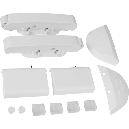 Replacement pod swings, flaps, bezels, and pod shoes kit for Hayward Navigator and Pool Vac pool cleaners.