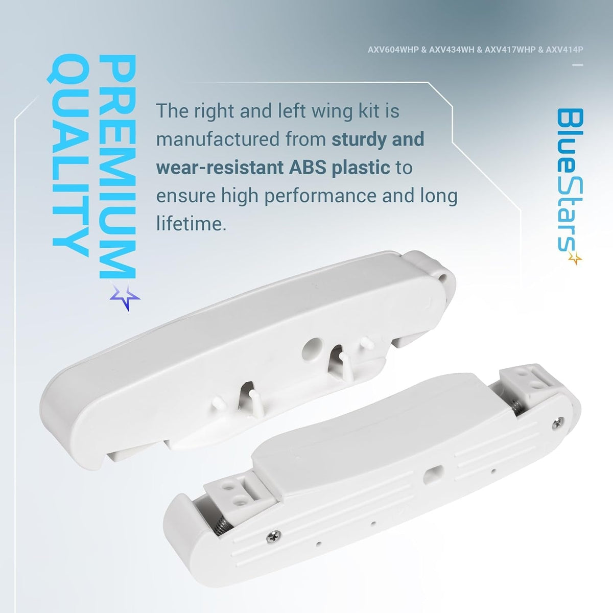 White replacement pod swings for Hayward Navigator and Pool Vac Ultra cleaners.