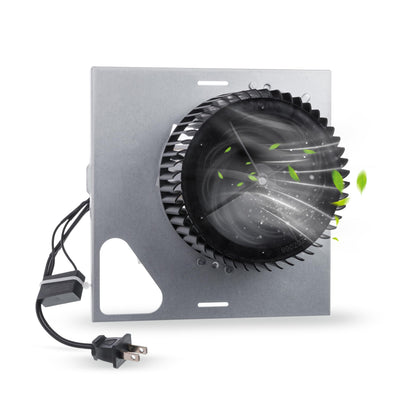 S97015162 replacement fan motor assembly with blower wheel and power cord for bathroom exhaust fans.