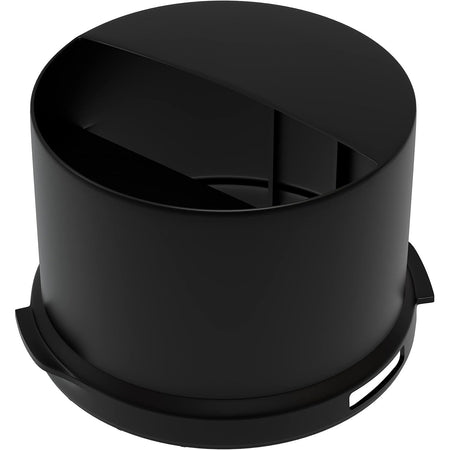 Black refrigerator water filter cap replacement for Whirlpool and Kenmore refrigerators.