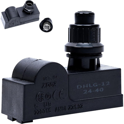 DHLG-12 2 outlet push button grill ignitor module with battery cap and spring.
