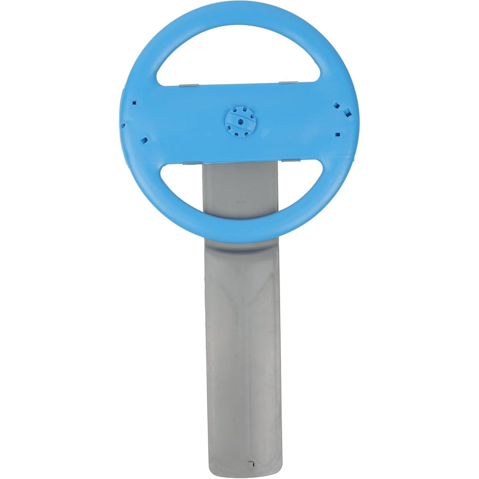 Blue and grey dishwasher lower wash arm assembly for Frigidaire dishwashers.