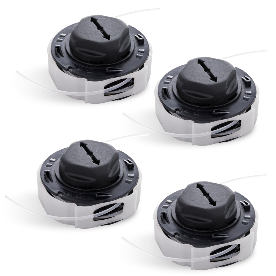 Set of four C3-2 trimmer head spools for Stihl FSA 57 and FSE 52 string trimmers.