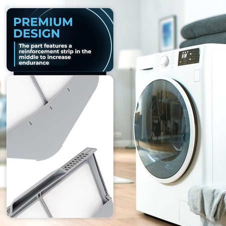 DC97-16742A Samsung dryer lint trap filter showing reinforced middle strip design for increased durability.