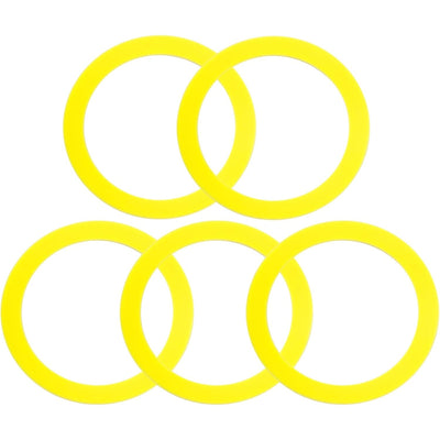 Pack of five yellow K-GP1059291 canister flush valve replacement seals.