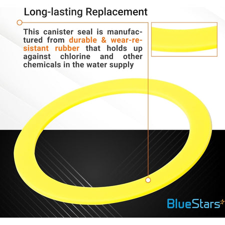 Yellow rubber K-GP1059291 canister flush valve seal replacement part.