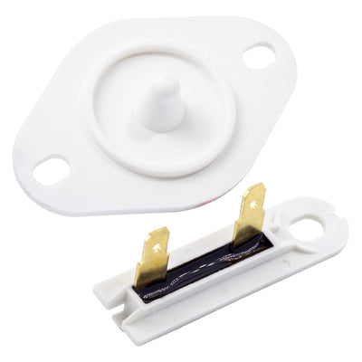 Replacement dryer thermistor and thermal fuse kit for Whirlpool and Kenmore dryers.