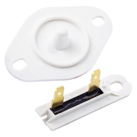 Replacement dryer thermistor and thermal fuse kit for Whirlpool and Kenmore dryers.