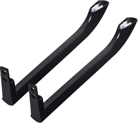 Pack of two black refrigerator door handles, replacement part 5304506471.