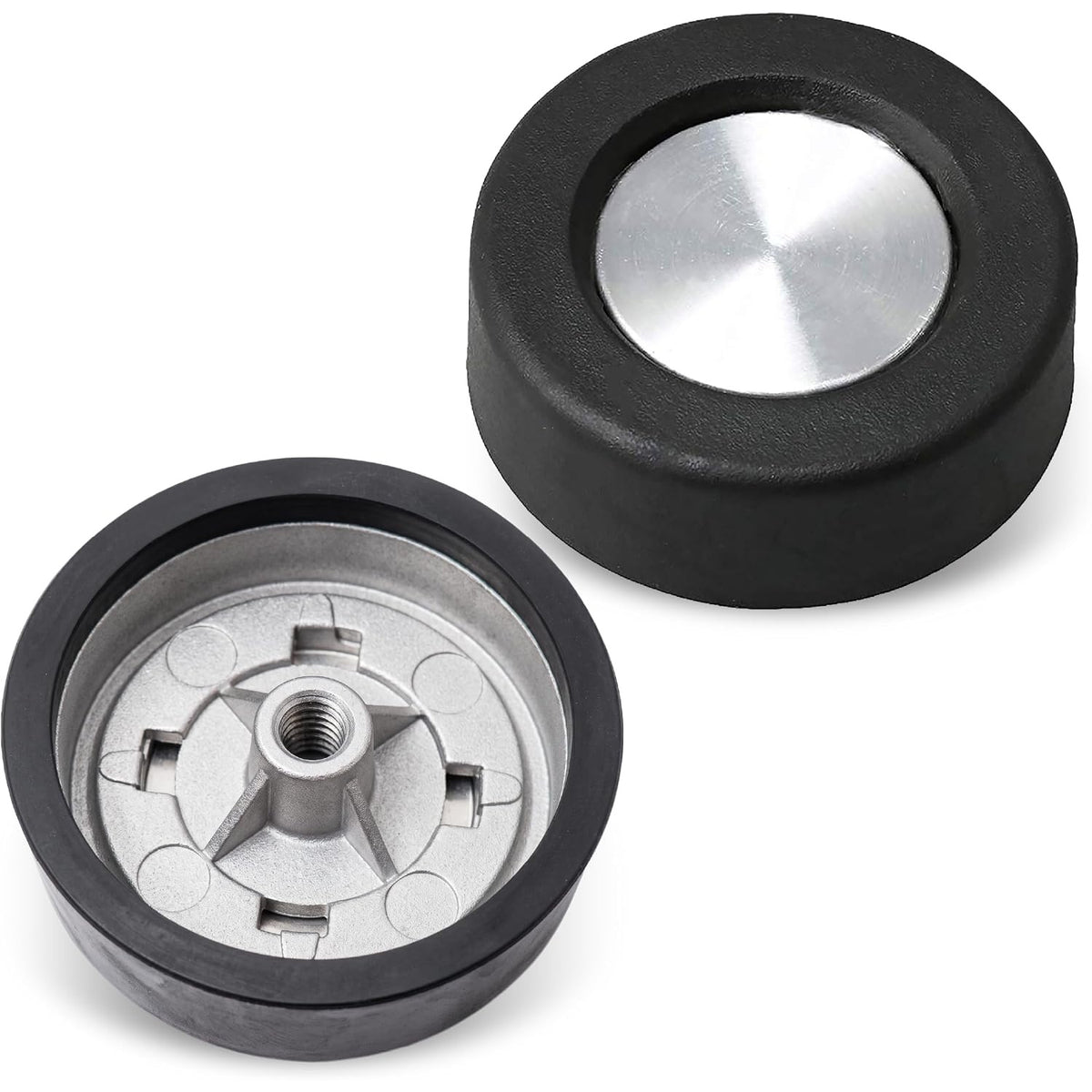 3362624 Washer timer knobs, showing front and underside views