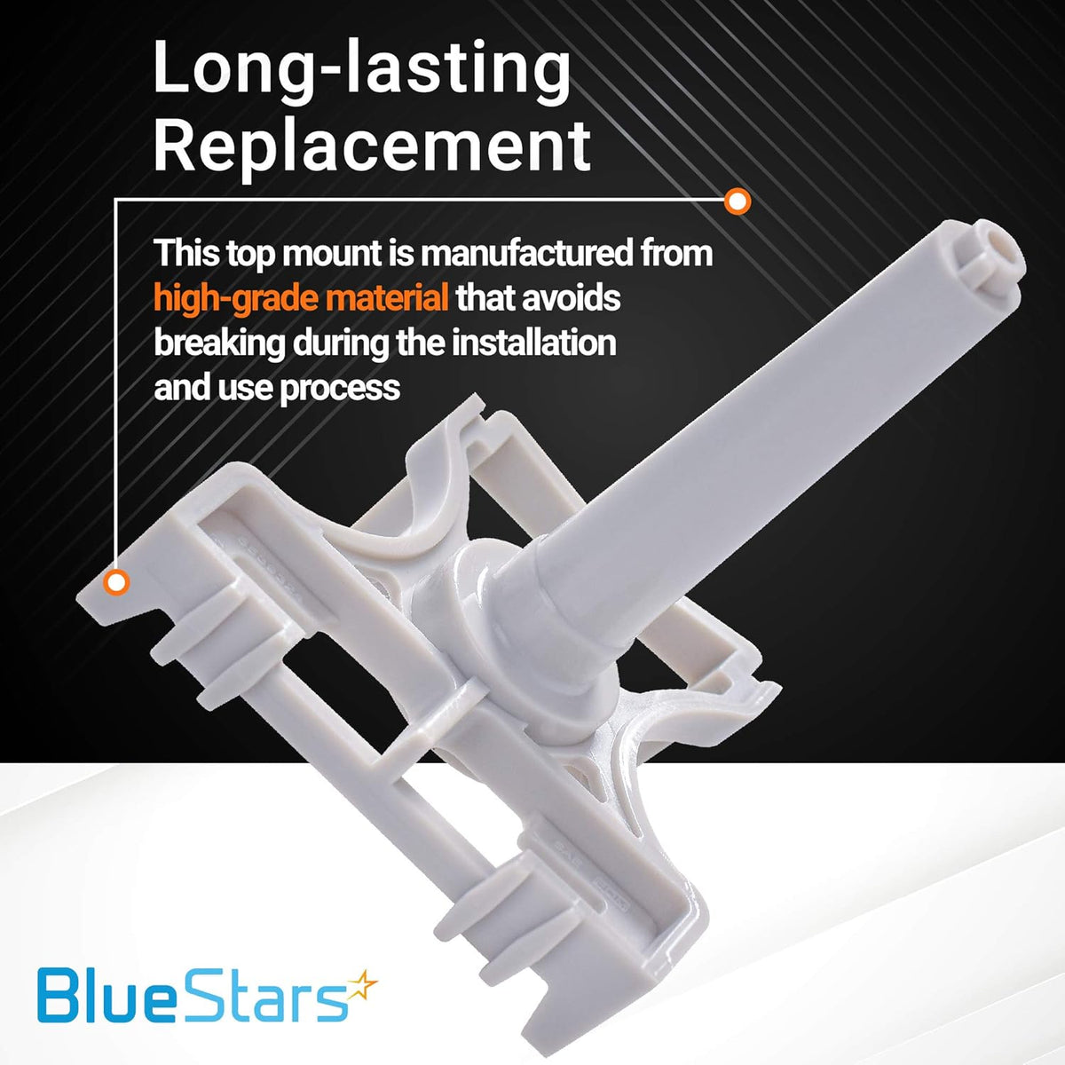 8539324 dishwasher upper spray arm mount replacement for Whirlpool and Kenmore dishwashers.