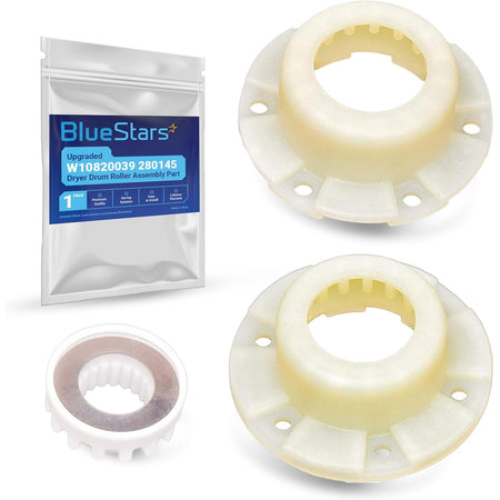 W10820039 280145 Washer Hub Kit shown in BlueStars packaging with three washer hub components