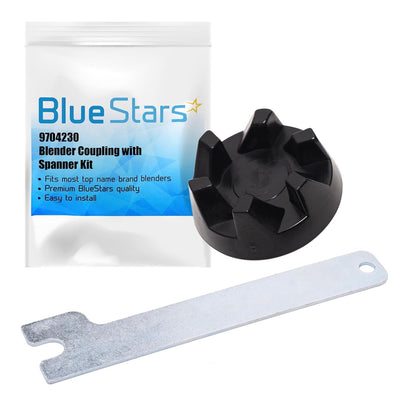 9704230 blender drive coupler and spanner wrench kit for KitchenAid blenders in Blue Stars packaging.