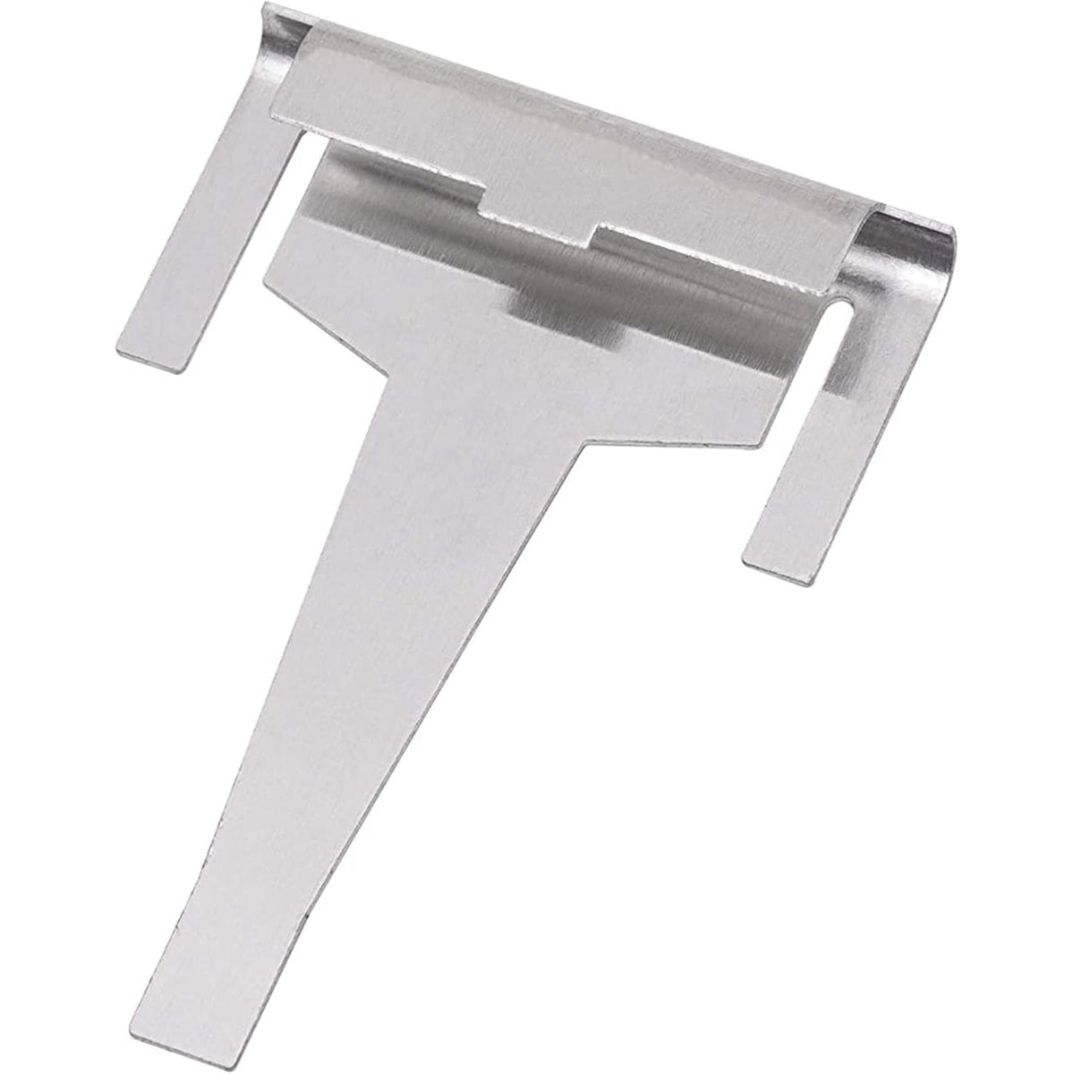 Metal evaporator drain clip for Samsung refrigerators, part DA61-06796A.
