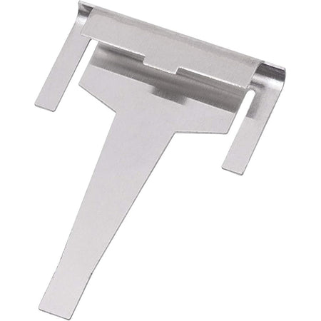 Metal evaporator drain clip for Samsung refrigerators, part DA61-06796A.