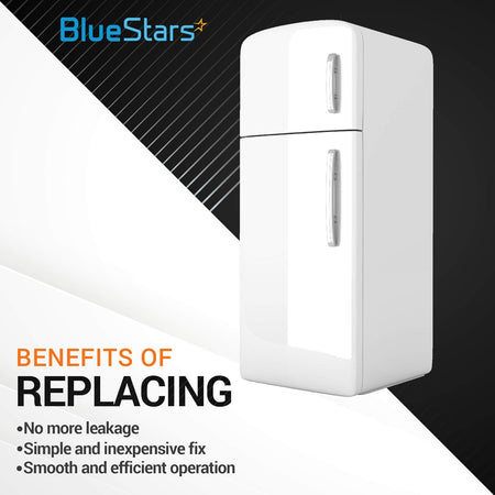 Graphic showing benefits of replacing a refrigerator dispenser grille for Whirlpool and Kenmore models.